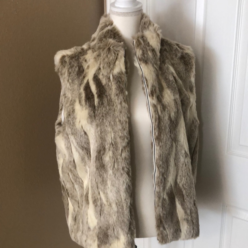 Valerie Stevens faux fur vest